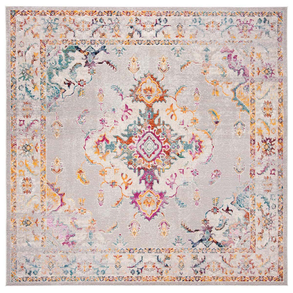 Safavieh Crystal Rug Collection CRS521F - Grey / Cream