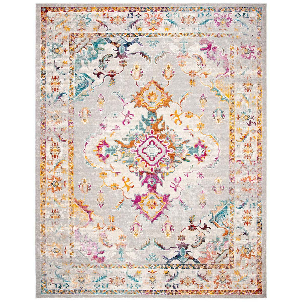 Safavieh Crystal Rug Collection CRS521F - Grey / Cream