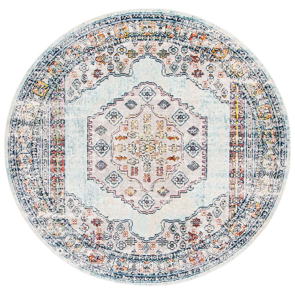 Safavieh Crystal Rug Collection CRS526M - Blue / Grey