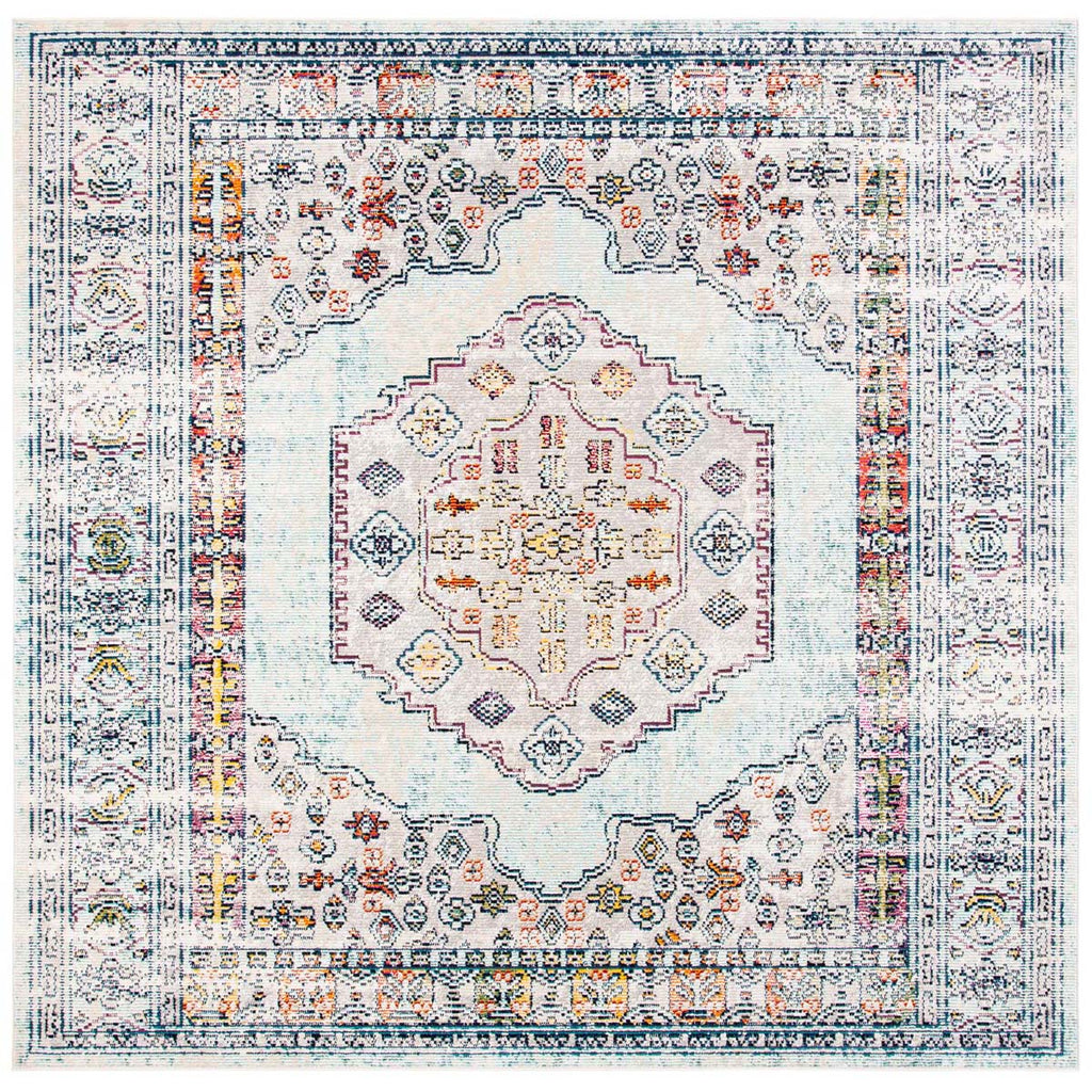 Safavieh Crystal Rug Collection CRS526M - Blue / Grey