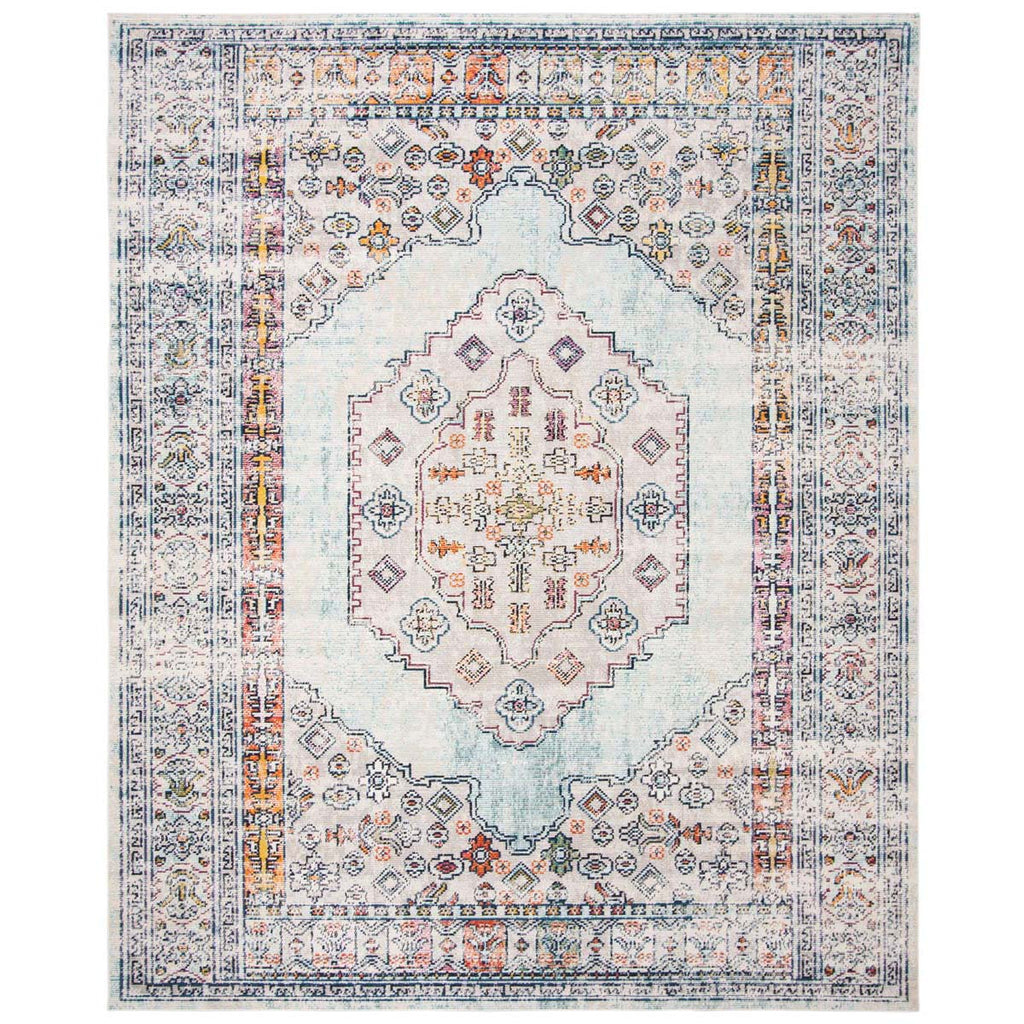 Safavieh Crystal Rug Collection CRS526M - Blue / Grey