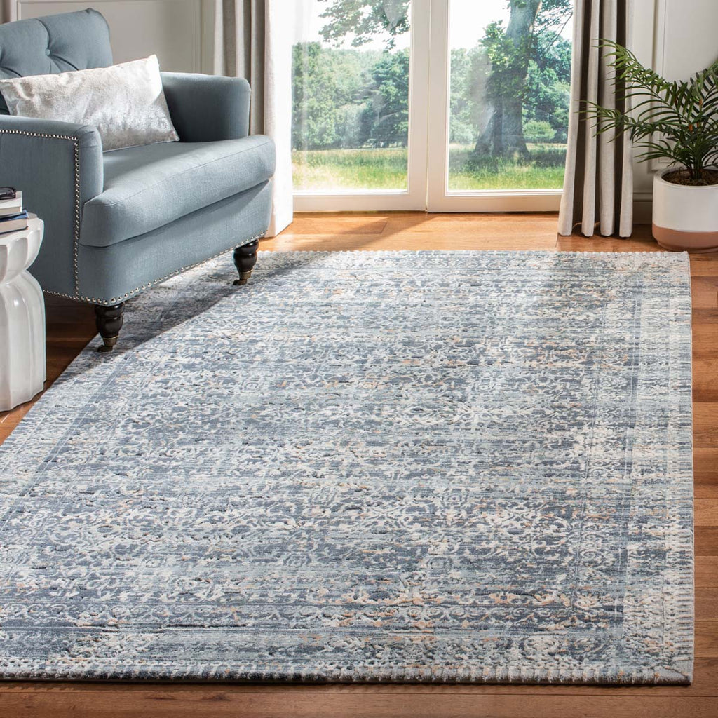 Safavieh Cosmopolitan 600 Rug Collection CSM675M - Cream / Blue