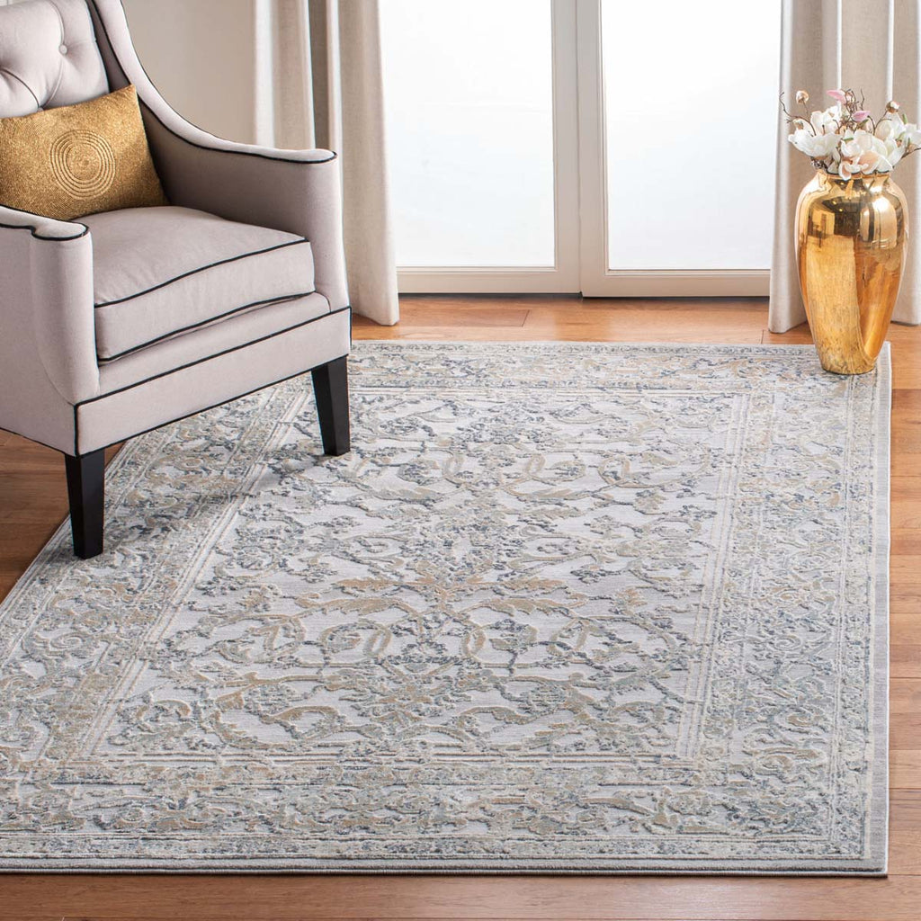 Safavieh Cosmopolitan 600 Rug Collection CSM687G - Cream / Grey