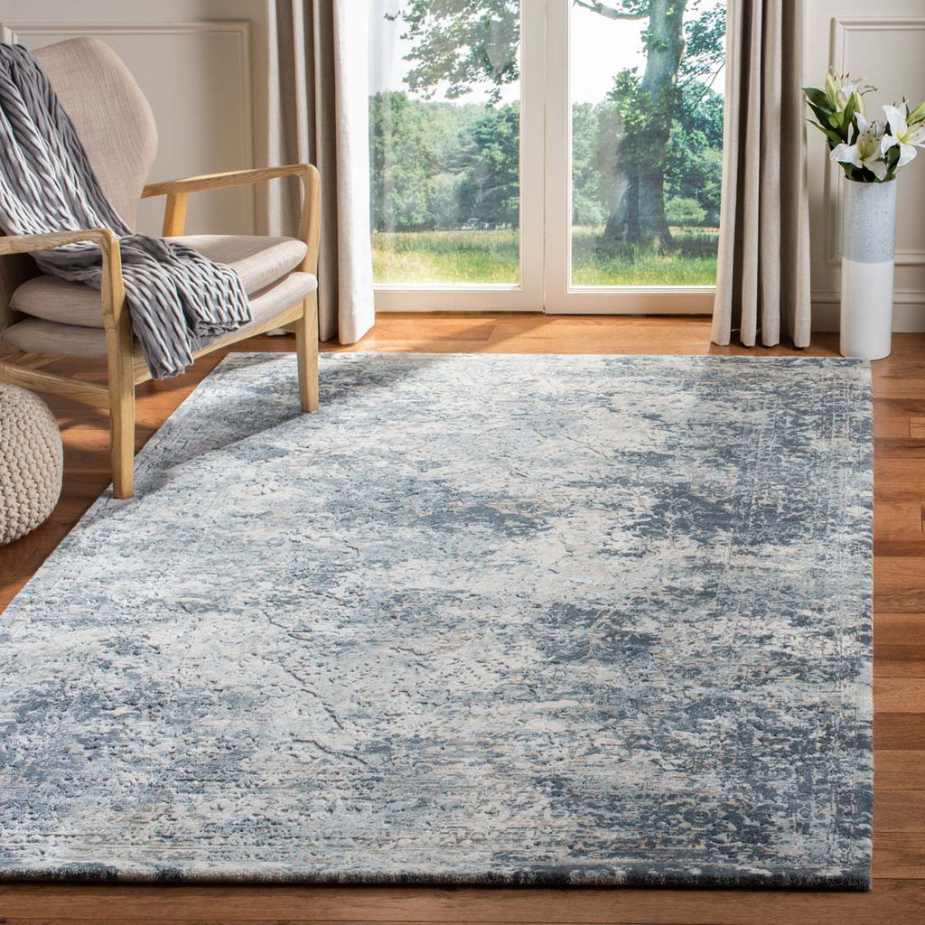 Safavieh Cosmopolitan 600 Rug Collection CSM692M - Cream / Blue