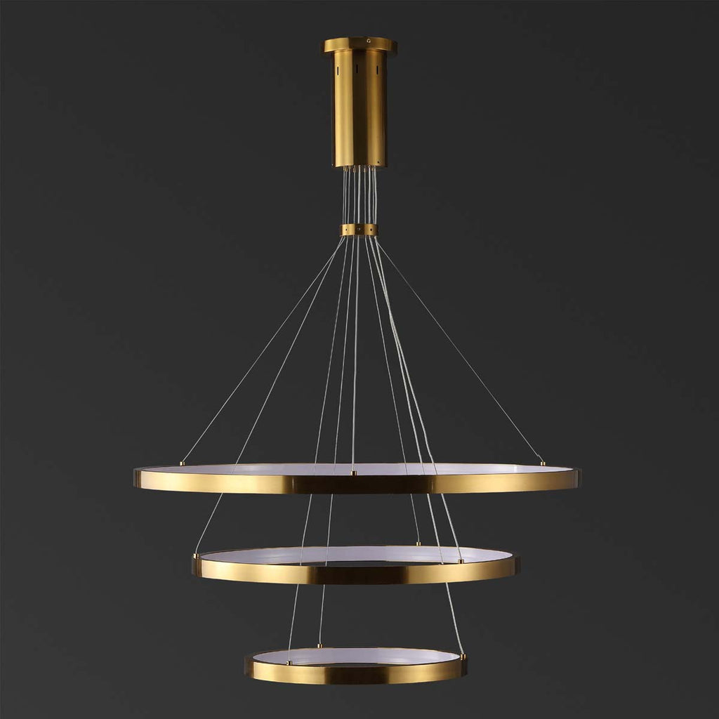 Safavieh Couture Meranda 3 Tier Chandelier - Gold