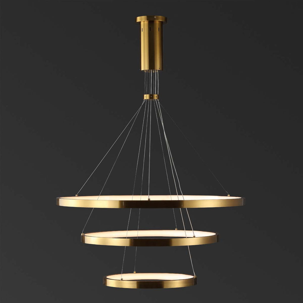 Safavieh Couture Meranda 3 Tier Chandelier - Gold
