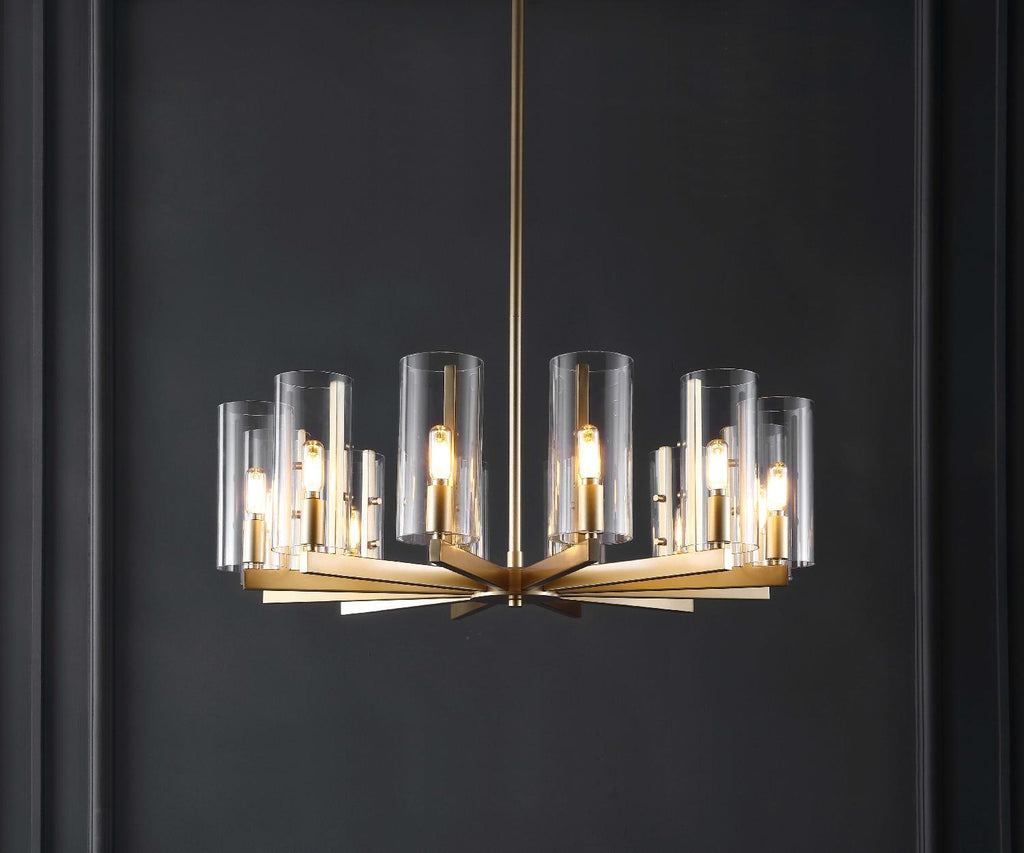 Safavieh Couture Benicio Gold Chandelier - Gold