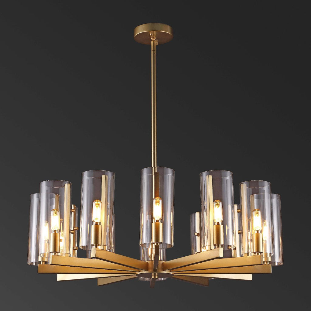 Safavieh Couture Benicio Gold Chandelier - Gold