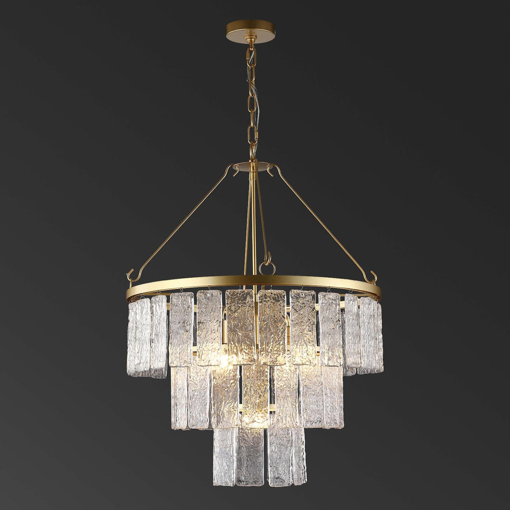 Safavieh Couture Marjory 3 Tier Chandelier - Gold