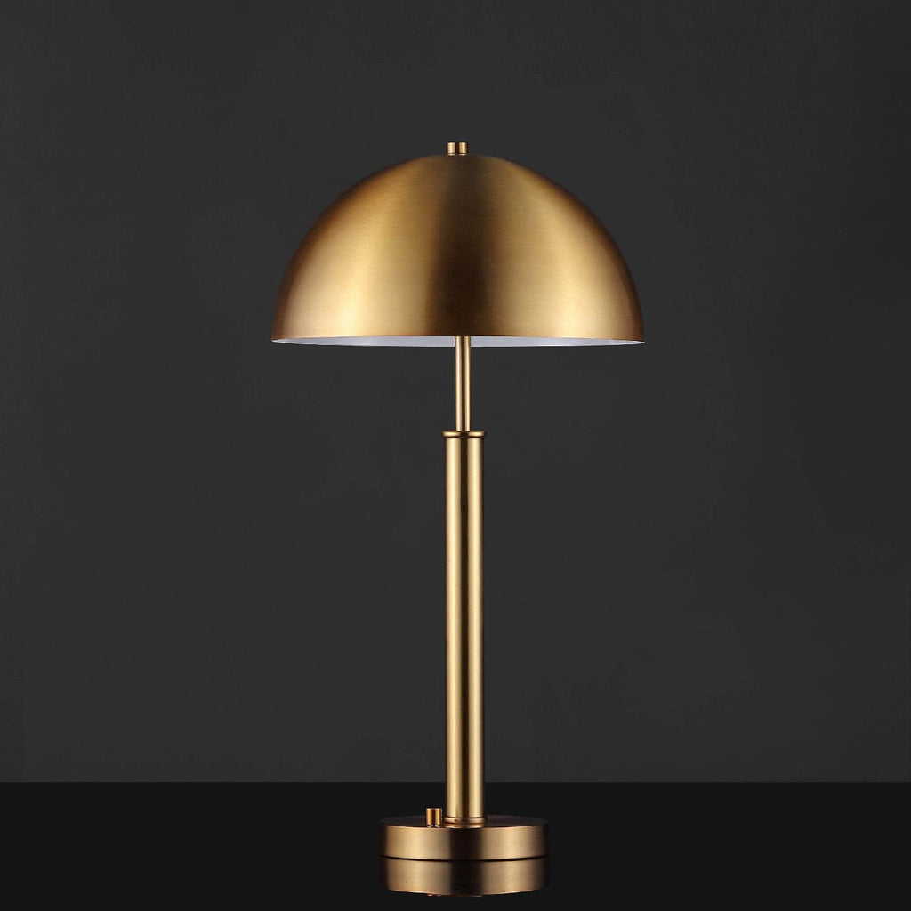 Safavieh Couture Harvey Metal Dome Table Lamp - Gold