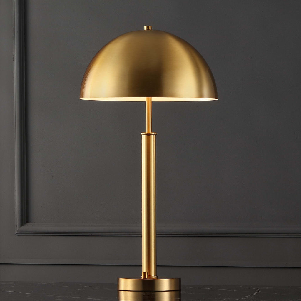 Safavieh Couture Harvey Metal Dome Table Lamp - Gold