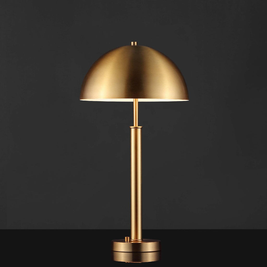 Safavieh Couture Harvey Metal Dome Table Lamp - Gold