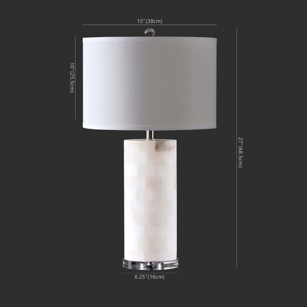 Safavieh Couture Massey Rd Alabaster Table Lamp - White