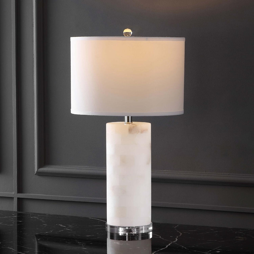 Safavieh Couture Massey Rd Alabaster Table Lamp - White