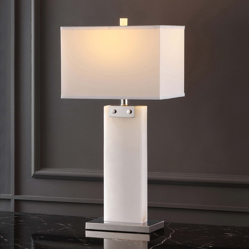 Safavieh Couture Morgen Alabaster Table Lamp - White