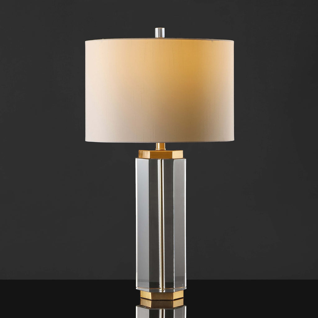 Safavieh Couture Roshan Crystal Table Lamp - Clear / Gold