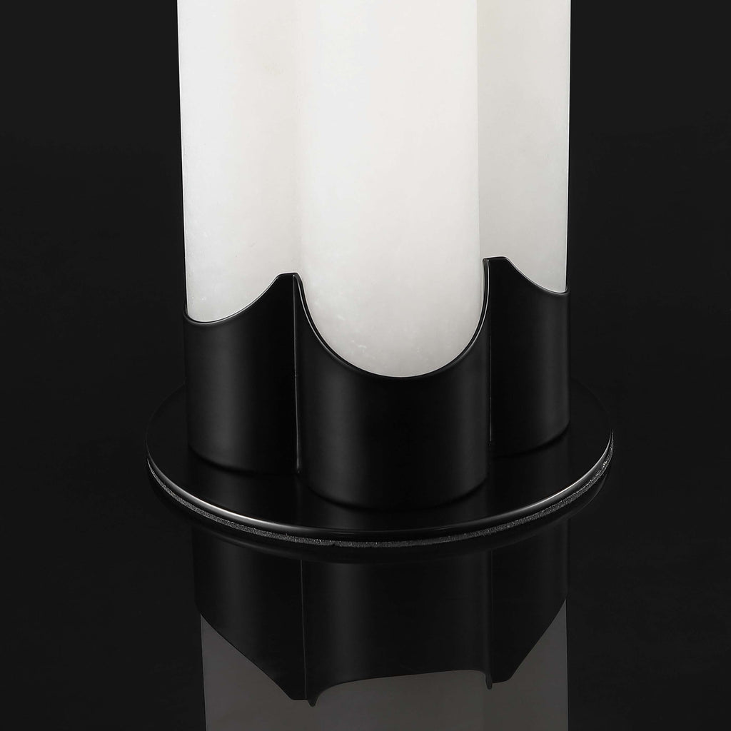 Safavieh Couture Chavez Alabaster Table Lamp - White / Black