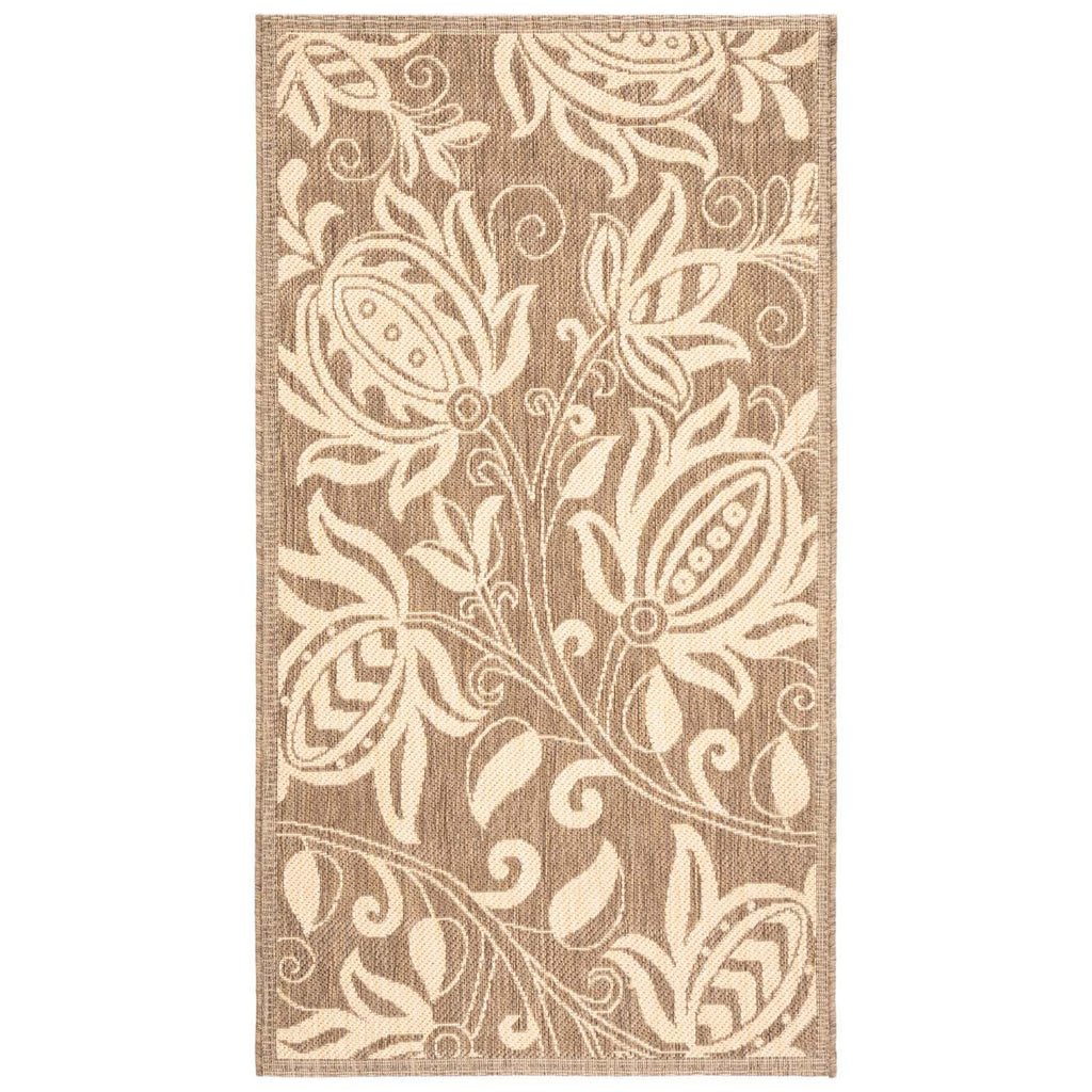 Safavieh Courtyard Rug Collection: CY2961-3009 - Brown / Natural