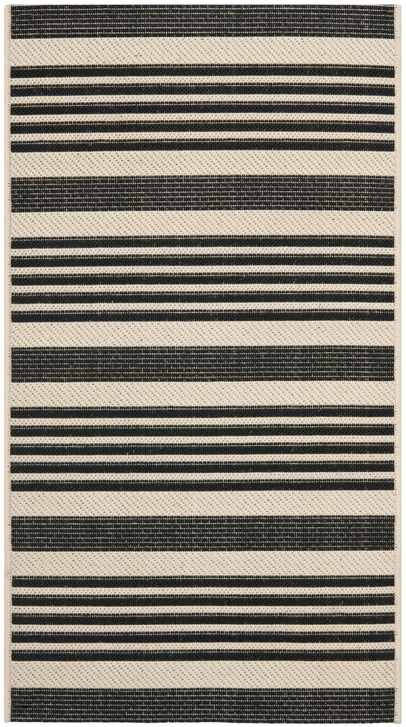 Contemporary Area Rug, CY6062-216, 90 X 150 cm in Black / Bone