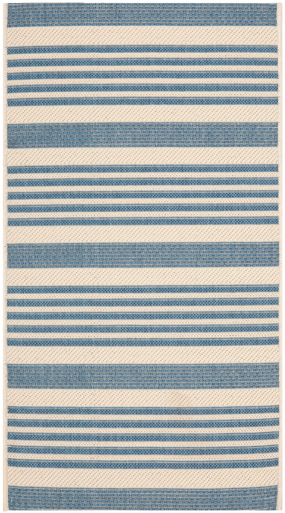 Safavieh Courtyard Rug Collection: CY6062-233 - Beige / Blue