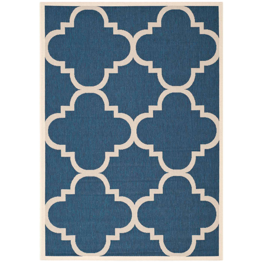 Safavieh Courtyard Rug Collection CY6243-268 - Navy / Beige