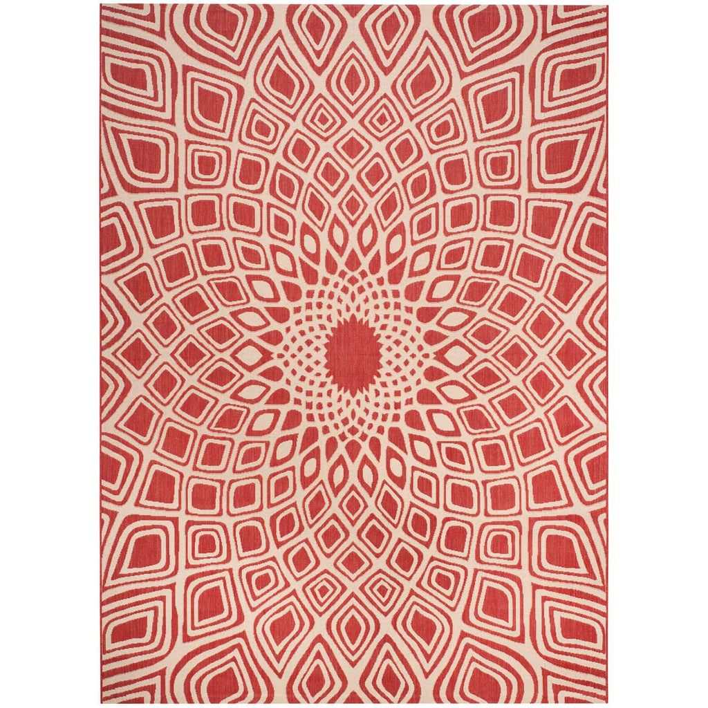 Safavieh Courtyard Rug Collection: CY6616-23821 - Red / Beige