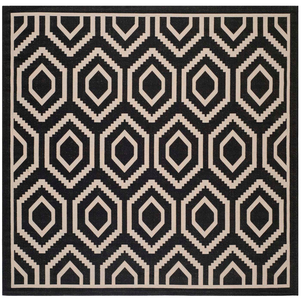 Safavieh Courtyard Rug Collection: CY6902-266 - Black / Beige