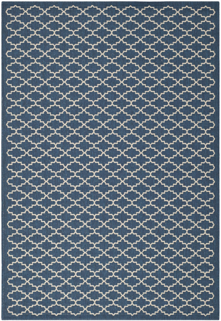 Contemporary Area Rug, CY6919-268, 120 X 180 cm in Navy / Beige