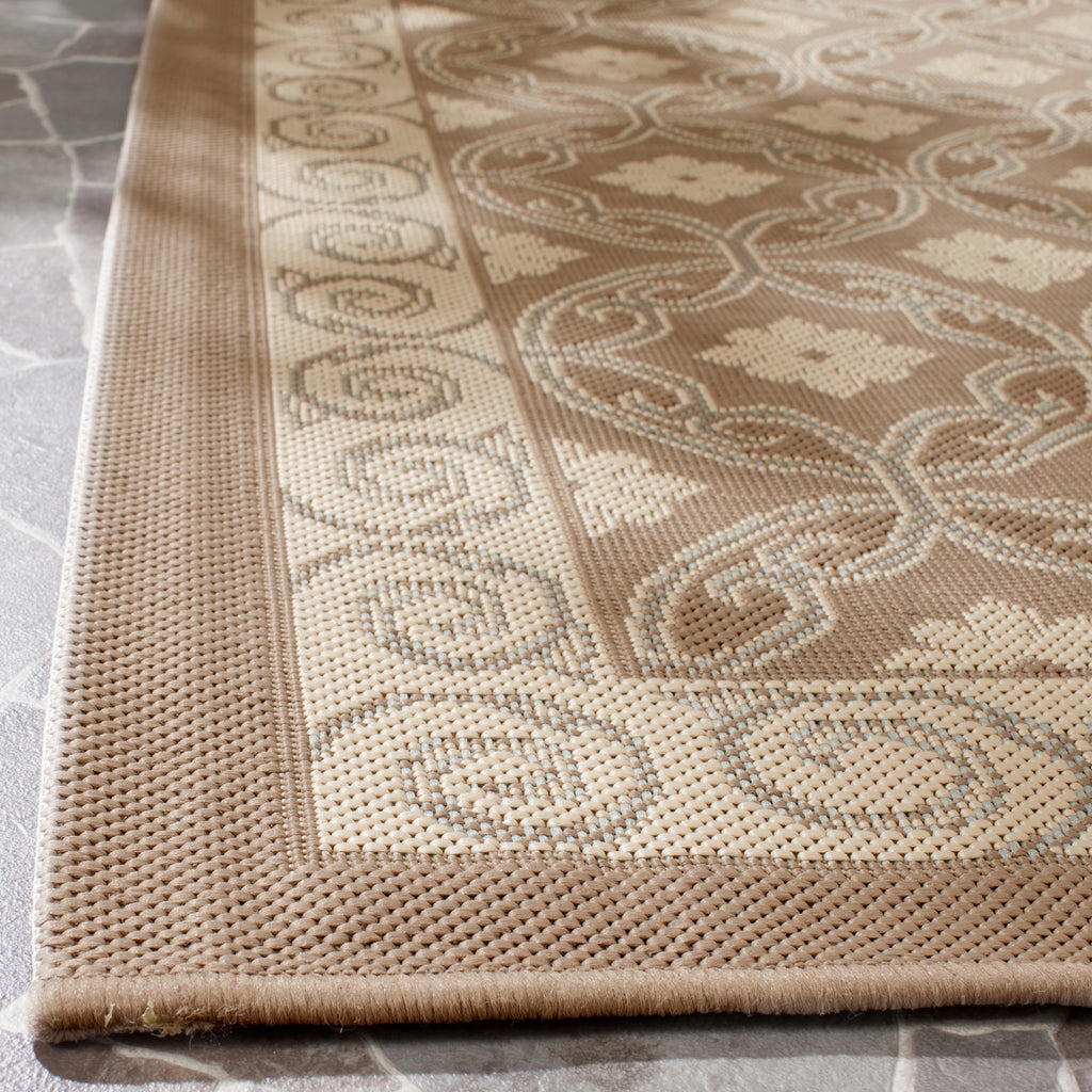 Contemporary Area Rug, CY7810-97A18, 120 X 180 cm in Dark Beige / Light Beige