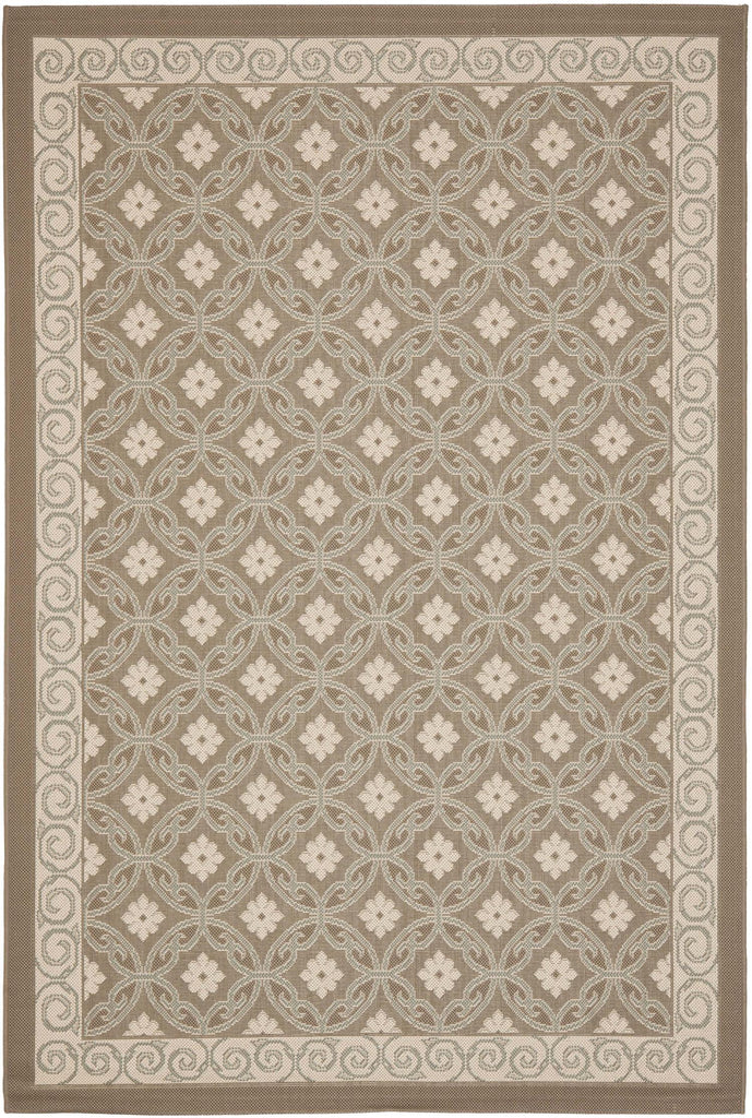 Contemporary Area Rug, CY7810-97A18, 120 X 180 cm in Dark Beige / Light Beige