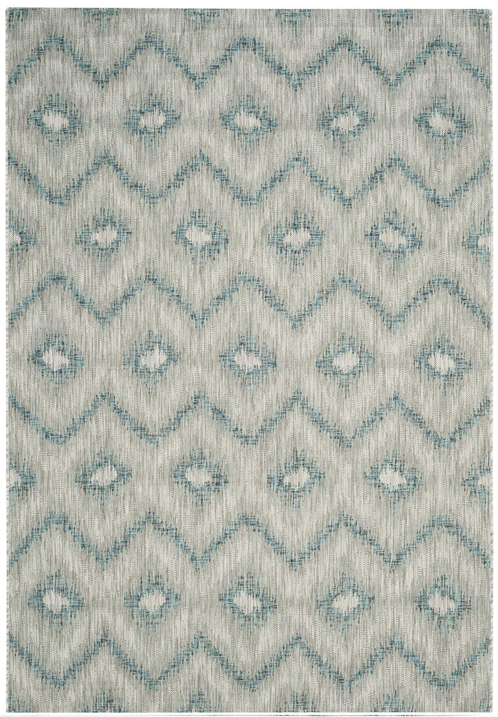 Contemporary Area Rug, CY8463-37212, 160 X 230 cm in Grey / Blue