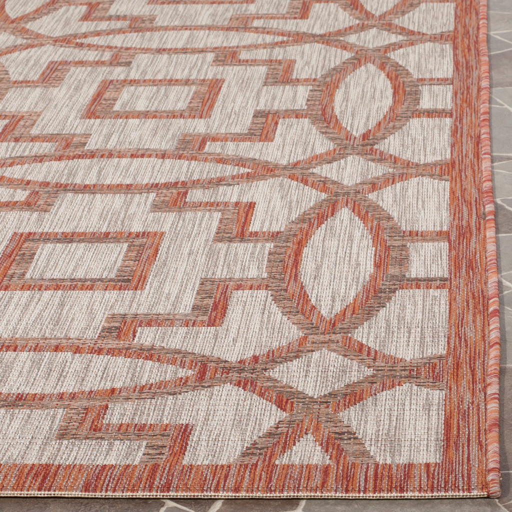 Contemporary Area Rug, CY8499-36512, 243 X 335 cm in Beige / Red