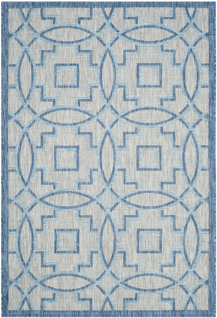 Contemporary Area Rug, CY8499-36812, 160 X 230 cm in Grey / Navy