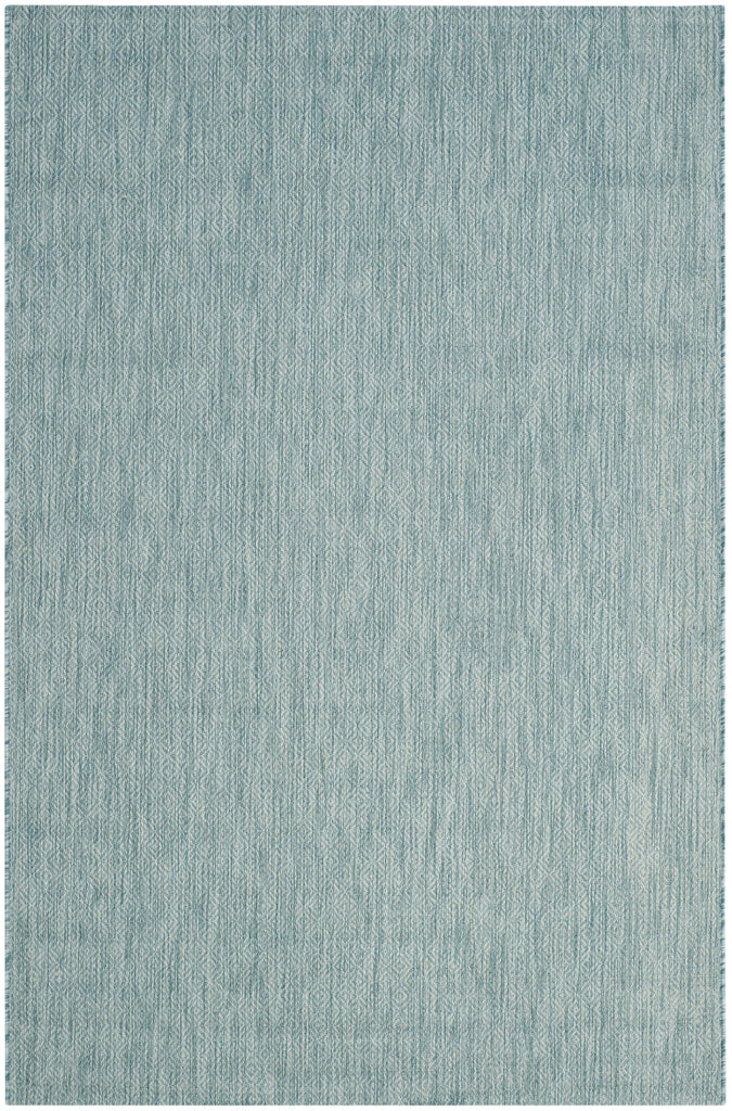 Contemporary Accent Rug, CY8520-37122, 60 X 109 cm in Dark Aqua / Light Aqua