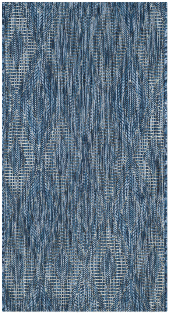 Contemporary Accent Rug, CY8522-36822, 60 X 109 cm in Navy / Navy