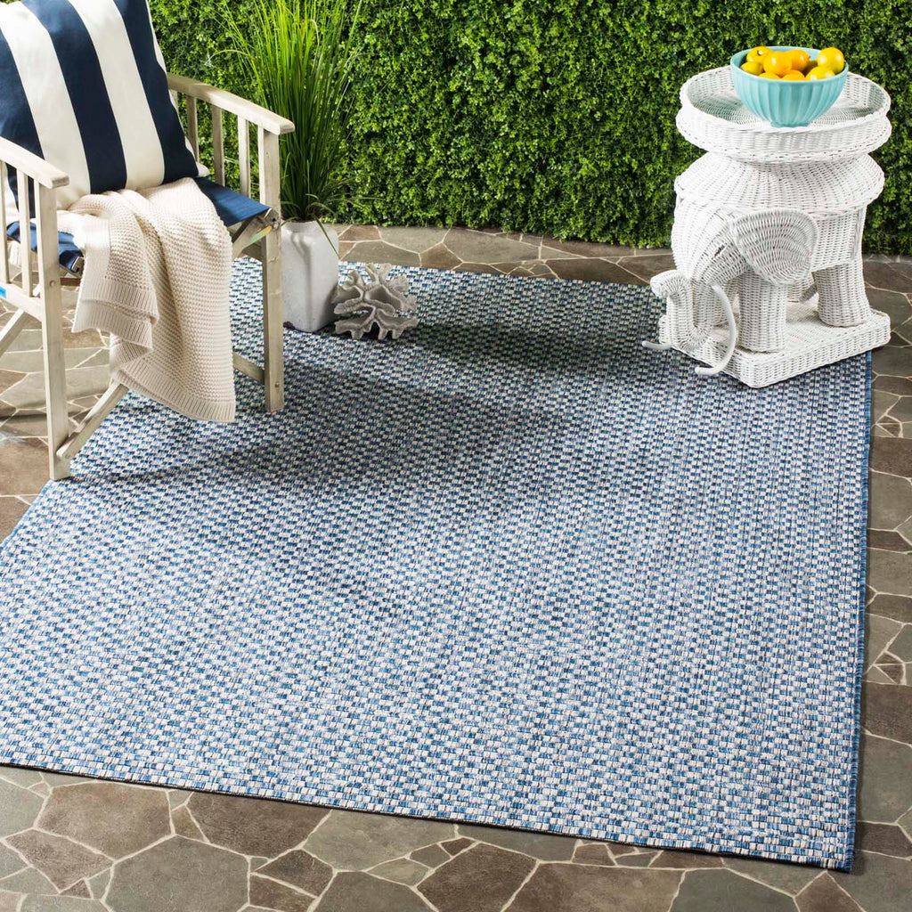 Safavieh Courtyard Rug Collection CY8653-36821 - Blue / Light Grey