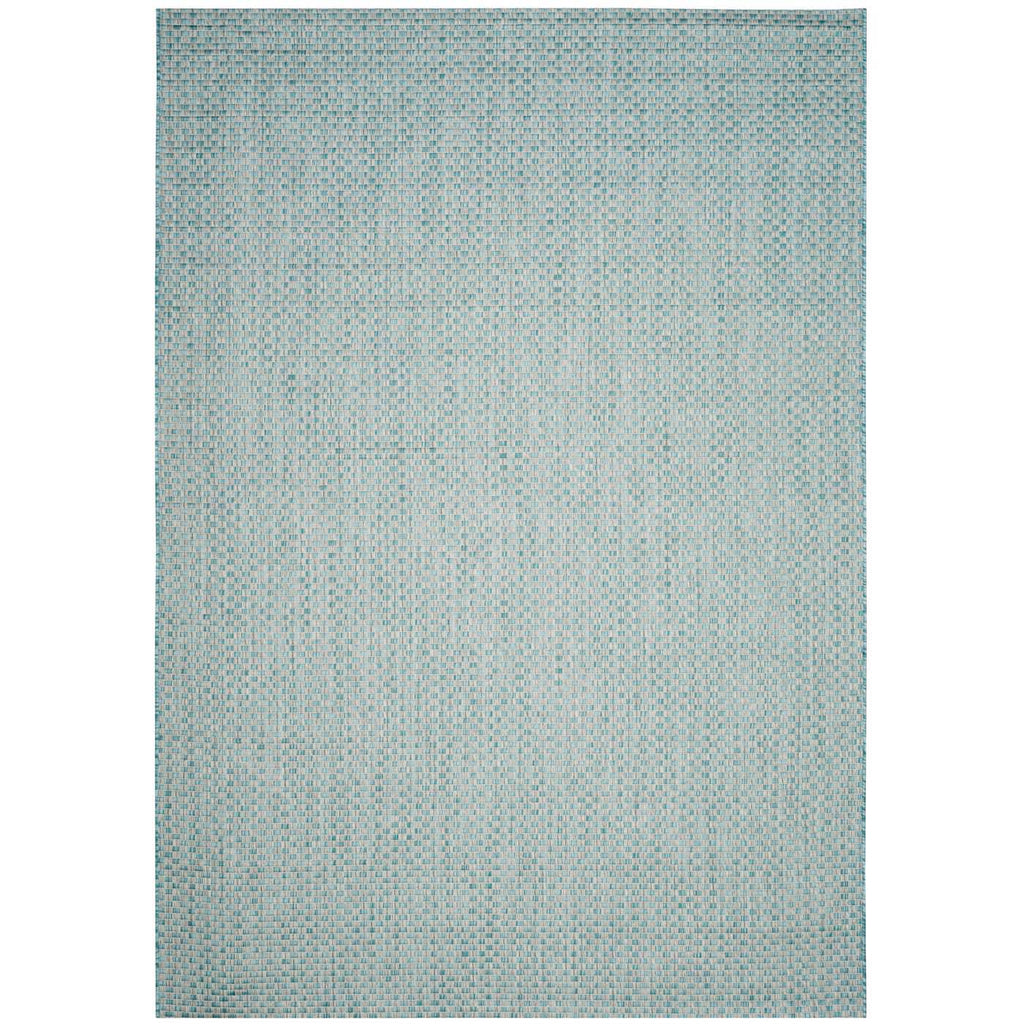 Safavieh Courtyard Rug Collection CY8653-37121 - Light Blue / Light Grey