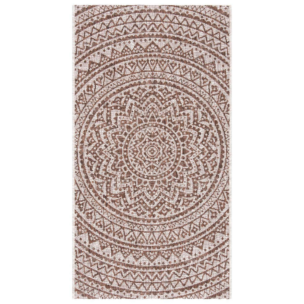 Safavieh Courtyard Rug Collection CY8734-37112 - Light Grey / Aqua