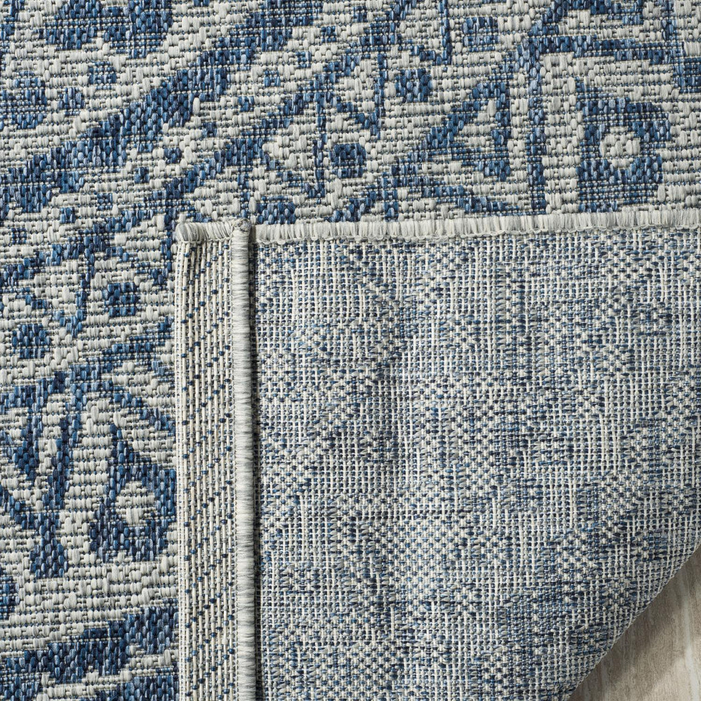 Contemporary Area Rug, CY8734-36812, 90 X 150 cm in Light Grey / Blue