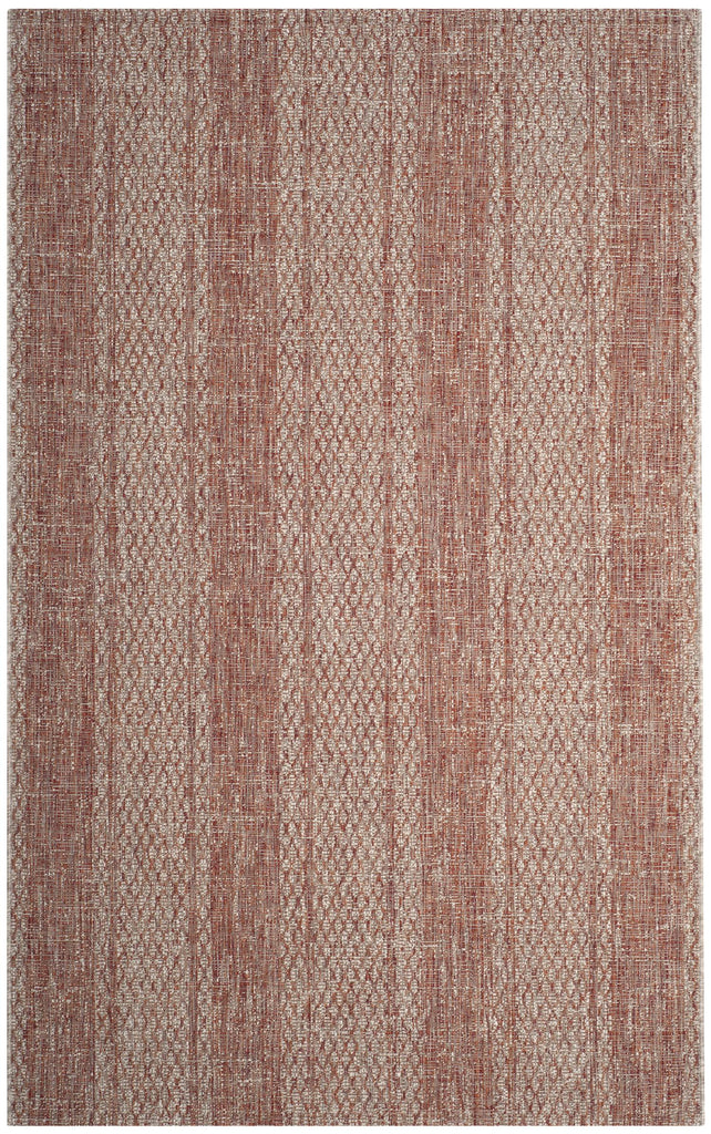 Contemporary Area Rug, CY8736-36512, 160 X 230 cm in Light Beige / Terracotta