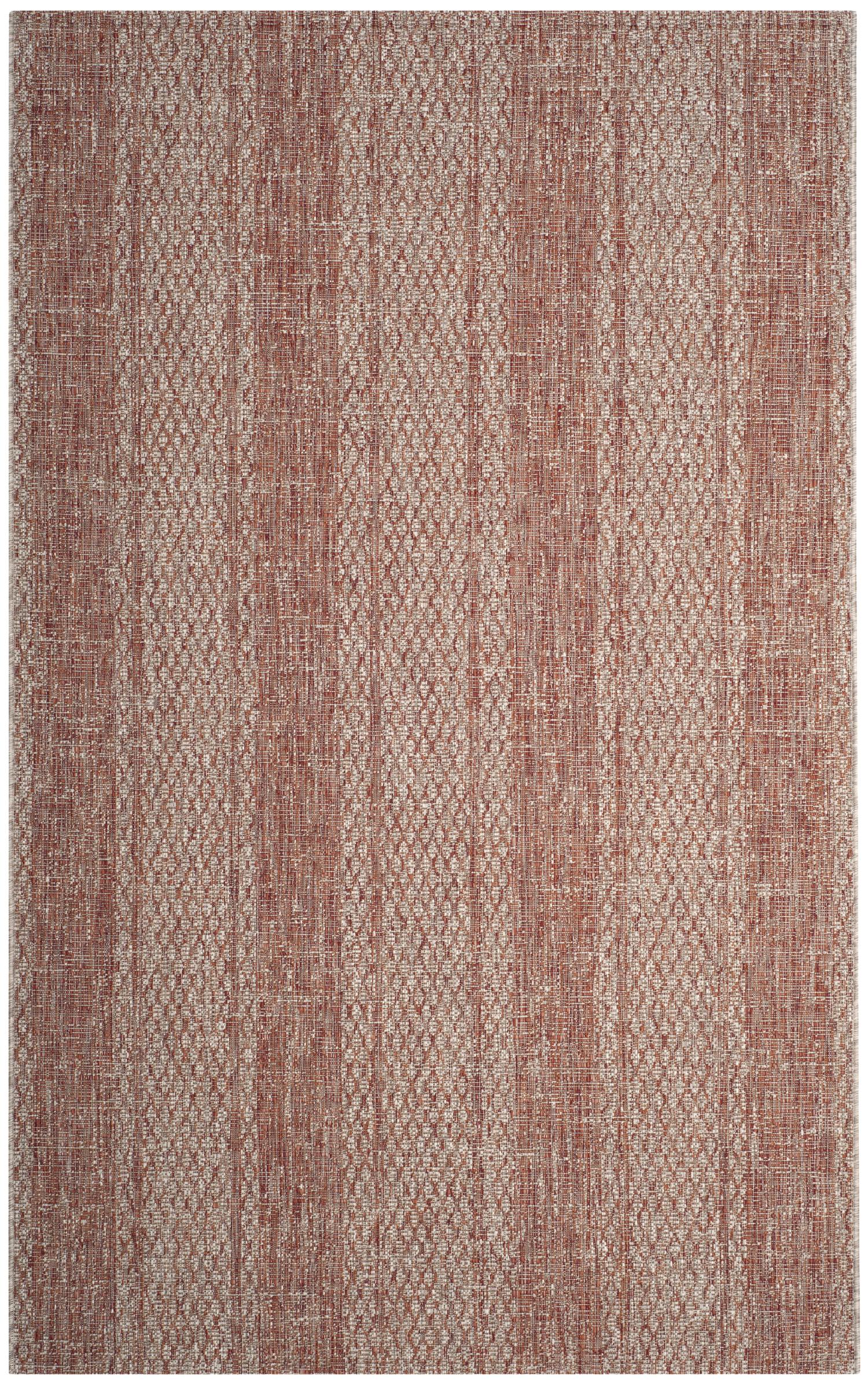 Contemporary Area Rug, CY8736-36512, 243 X 335 cm in Light Beige /  Terracotta