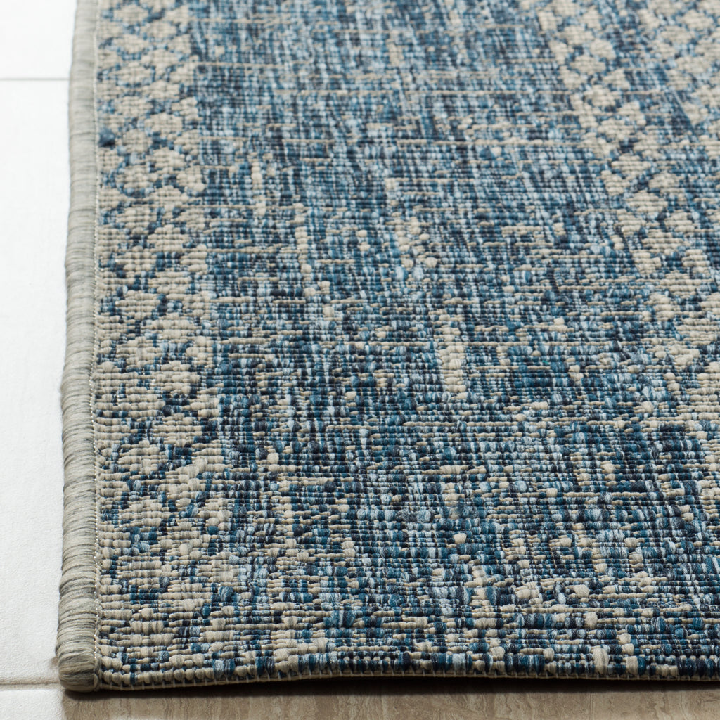 Contemporary Area Rug, CY8736-36812, 90 X 150 cm in Light Grey / Blue