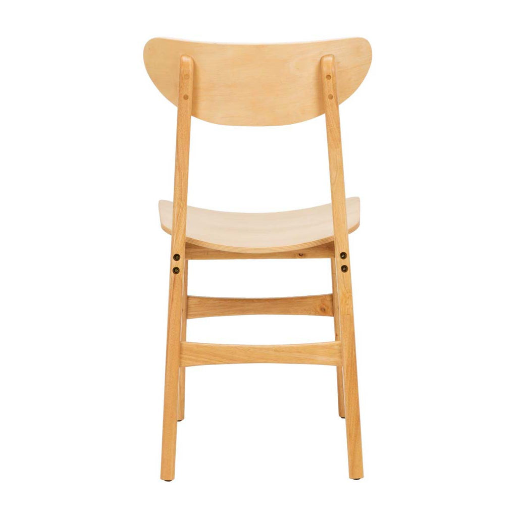 Safavieh Lucca Retro Dining Chair-Natural (Set of 2)