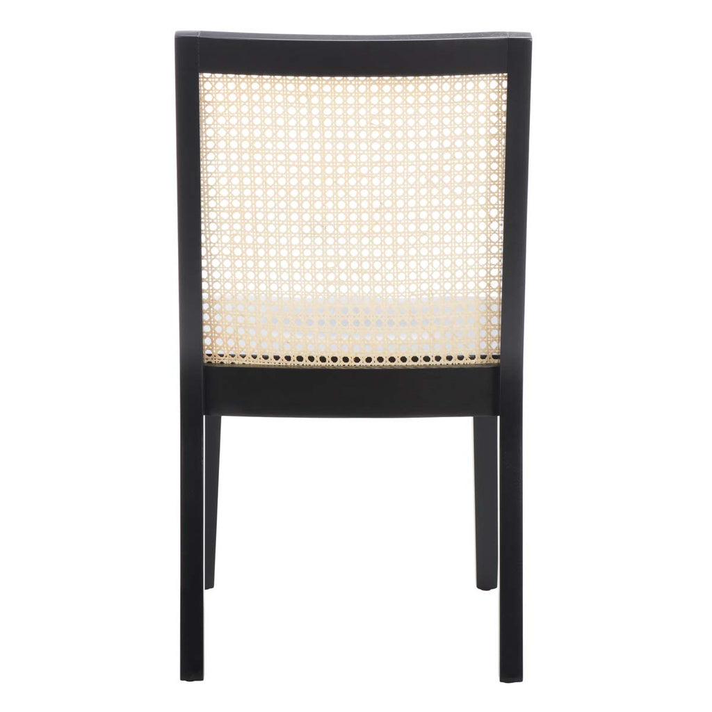 Safavieh  Levy Dining Chair - Black/Natural