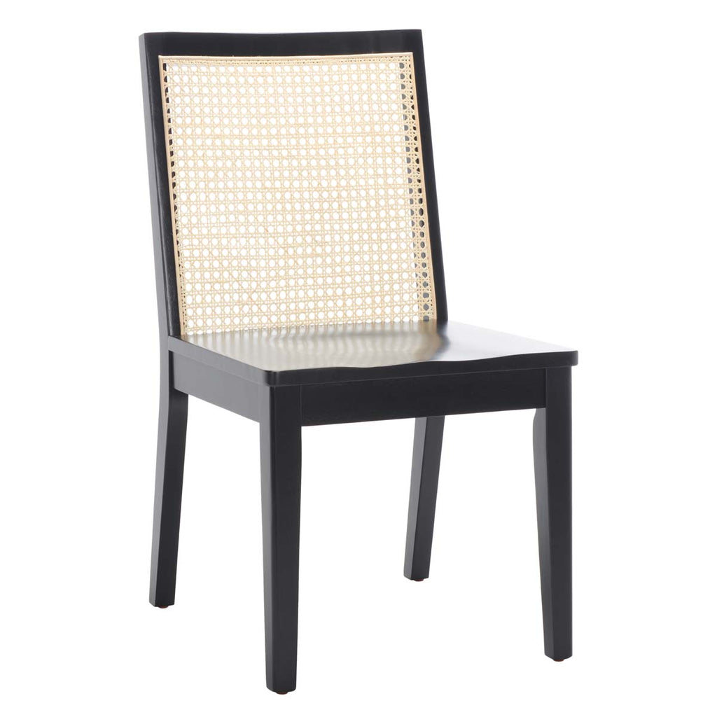 Safavieh  Levy Dining Chair - Black/Natural