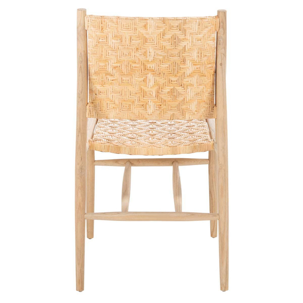 Safavieh Adira Rattan Dining Chair - Natural (Set of 2)