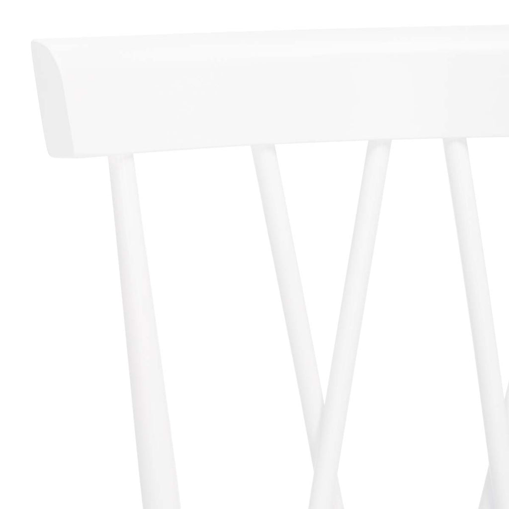 Safavieh Friar Dining Chair  - White (Set of 2)