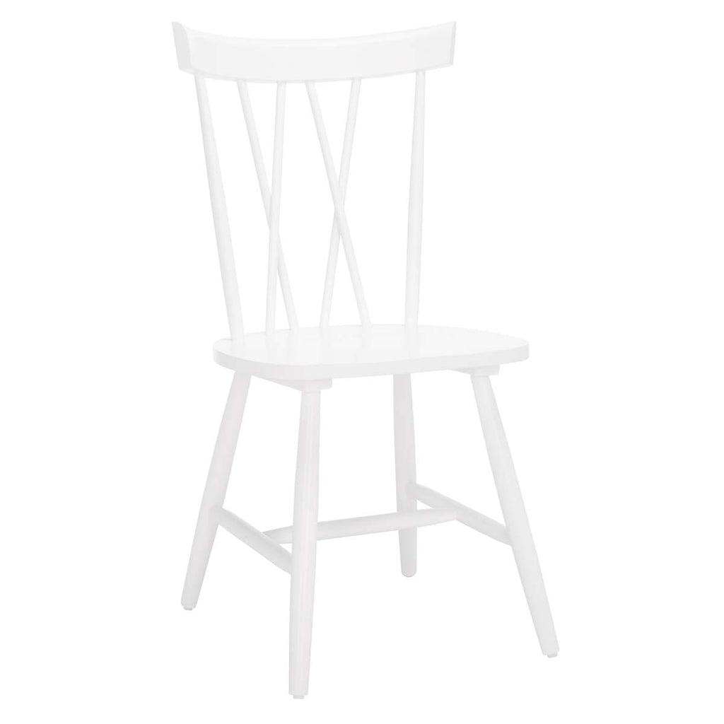 Safavieh Friar Dining Chair  - White (Set of 2)