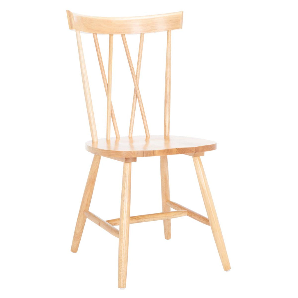 Safavieh Friar Dining Chair  - Natural (Set of 2)