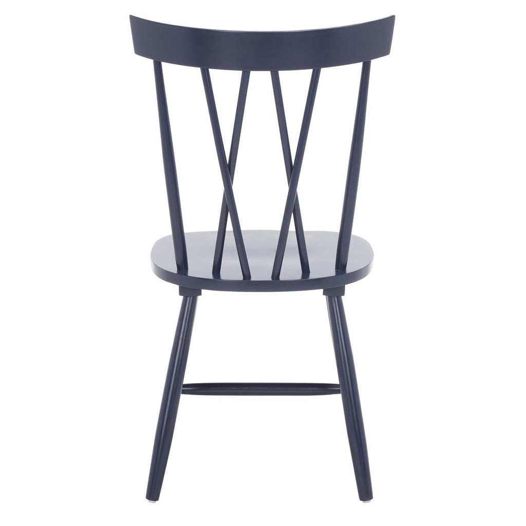 Safavieh Friar Dining Chair  - Navy (Set of 2)